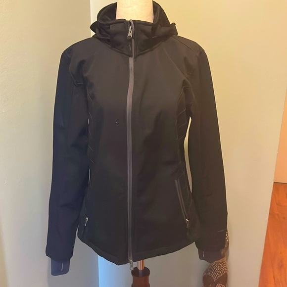 Free Country Black Fleece Jacket Size M - Picture 1 of 4